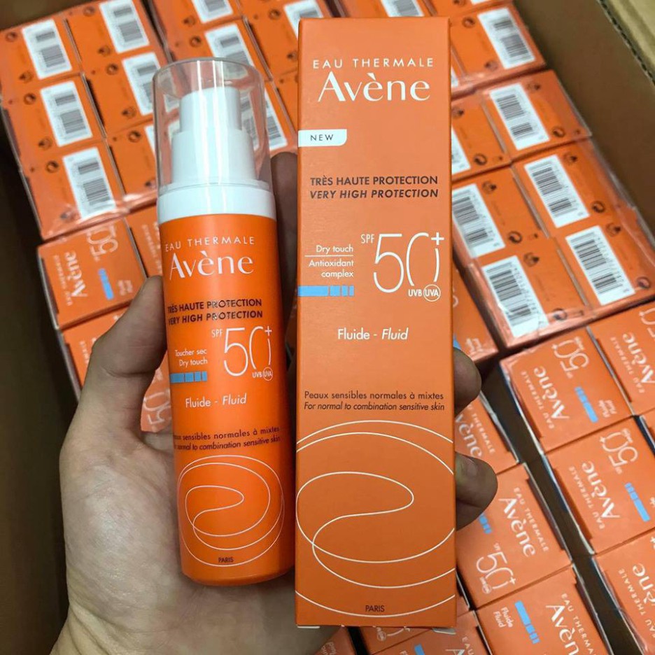 [Bố bỉm sữa 9x] KEM CHỐNG NẮNG AVENE EAU THERMALE CAO CẤP CHỐNG BÓNG NHỜN- DÒNG DƯỢC MỸ PHẨM AN TOÀN TUYỆT ĐỐI CHO DA