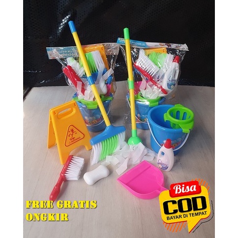 Đồ Chơi Giáo Dục Bé Trai Đồ Chơi Z3M7 Vệ Sinh Chổi Quét Nhà Cho Bé Trai