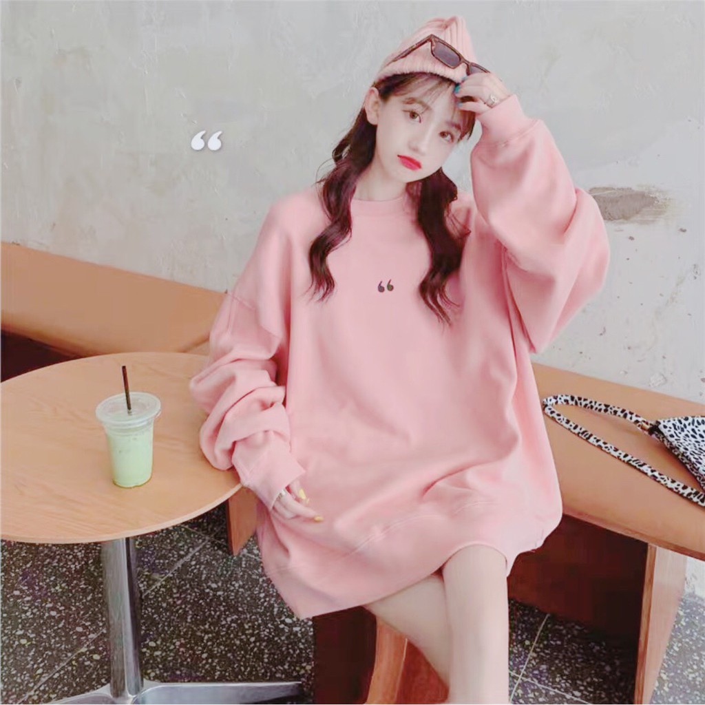 Áo Sweater DẤU PHẨY Ulzzang Unisex (Bo VẢI) 1hitshop