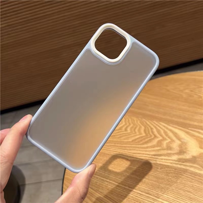 Ốp Điện Thoại Acrylic Cứng Mặt Nhám Cho iphone 14 pro max 13 pro max 12 pro max 11 pro max x xr xs max