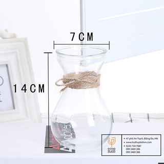 BÌNH BÔNG THỦY TINH 350ML