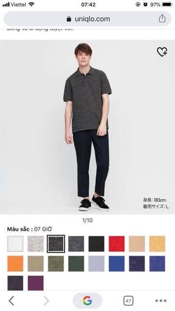 áo polo Uniqlo