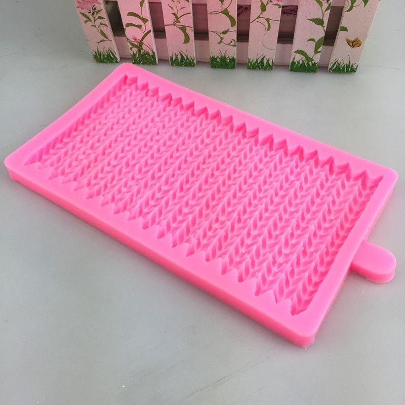 Khuôn silicon viền bánh hình len Mã SG3305