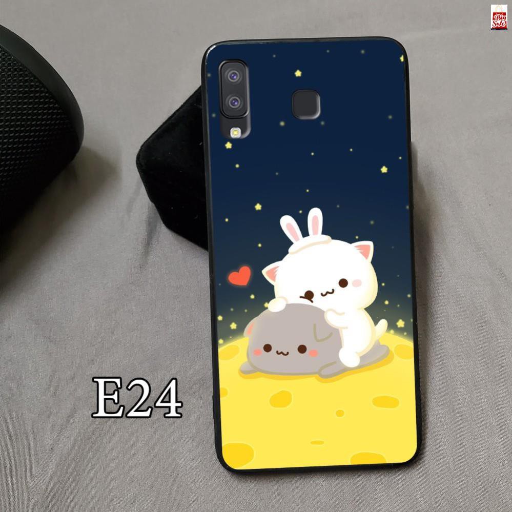 Ốp lưng Samsung A8 Star ❤️ FREESHIP ❤️ in hình Molang Kawaii Cute Panda Cat đẹp