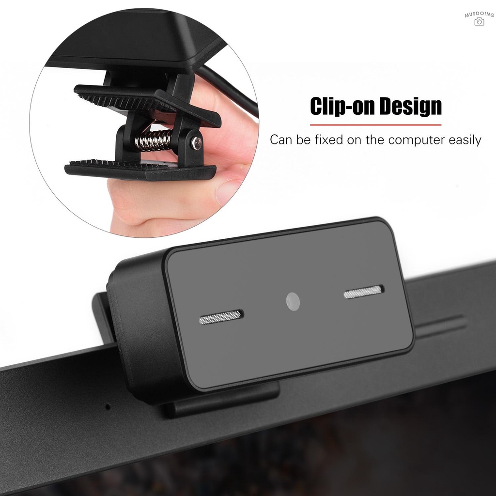 Webcam Usb 5mp 2592x1944 Hd Tích Hợp Micro Hỗ Trợ Quay Video / Phát Trực Tuyến Cho Máy Tính | BigBuy360 - bigbuy360.vn