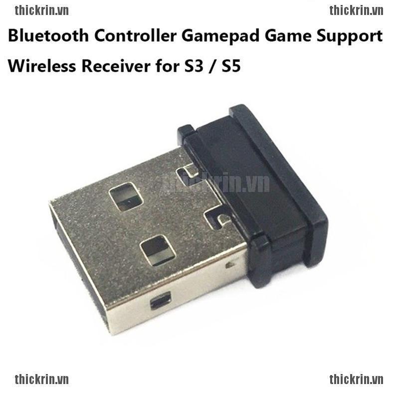 <Hot~new>Wireless Bluetooth Game Handle USB Receiver For PS3 PC TV GEN Game S3 S5 S6