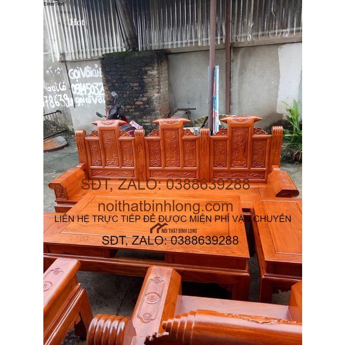 bộ bàn ghế âu á cuốn thư tay hộp gỗ hương đá tay 12