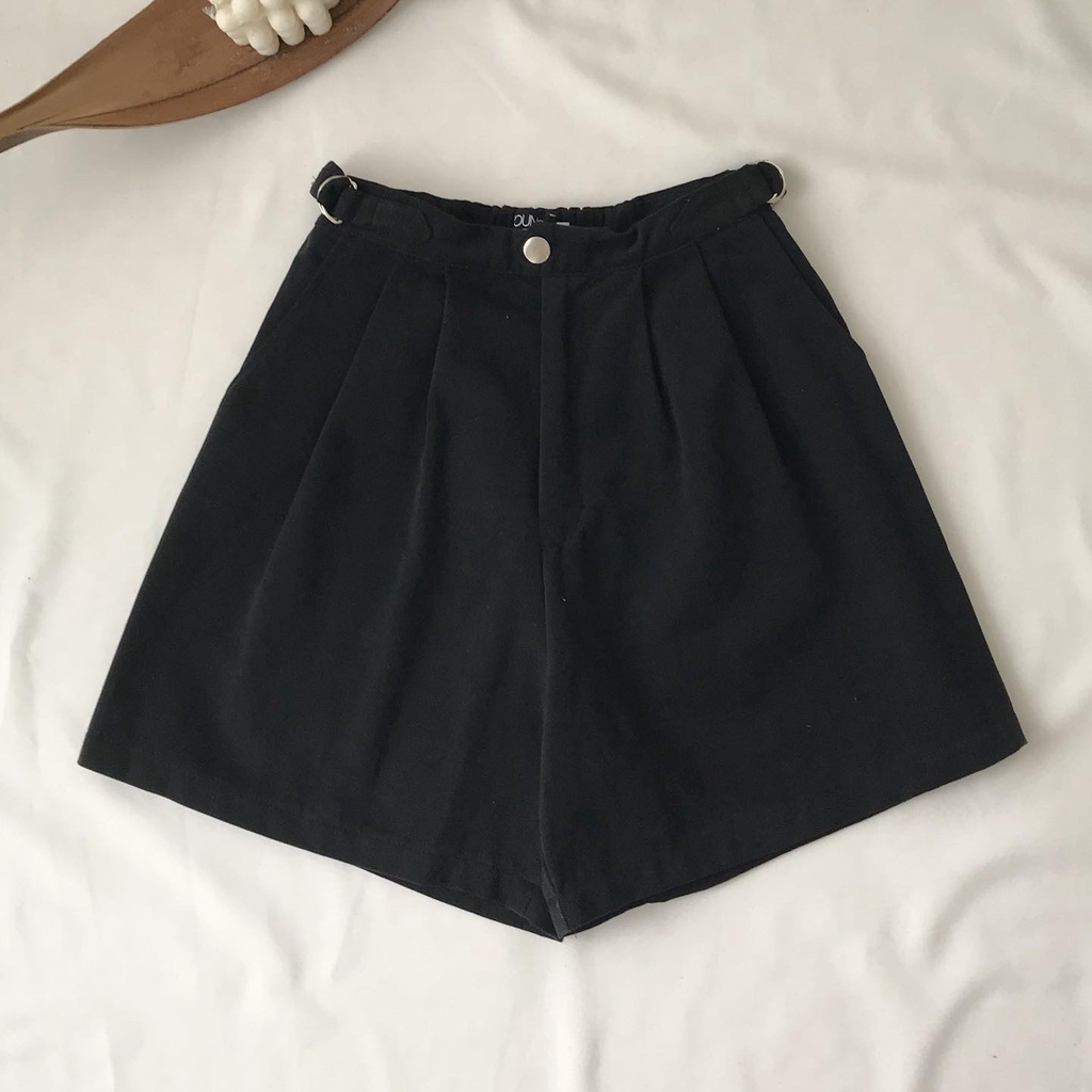 Quần Short Kaki Nữ Ống Rộng Có Nút Gài Chỉnh Eo JEMCLOSET Star Phong Cách Ulzzang Nhẹ Nhàng Form Rộng Thoải Mái - 2808 | BigBuy360 - bigbuy360.vn