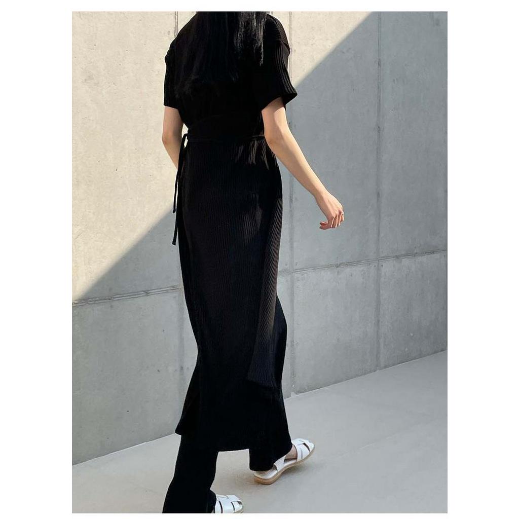 Đầm Xẻ Tà Thắt Dây Thời Trang Mùa Hè Kiểu Mới 53672