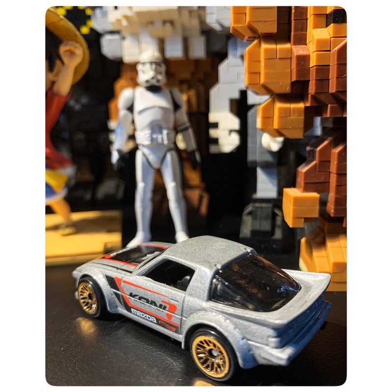 Xe Mô Hình Hot Wheels Loose Không Hộp Mazda Rx-7