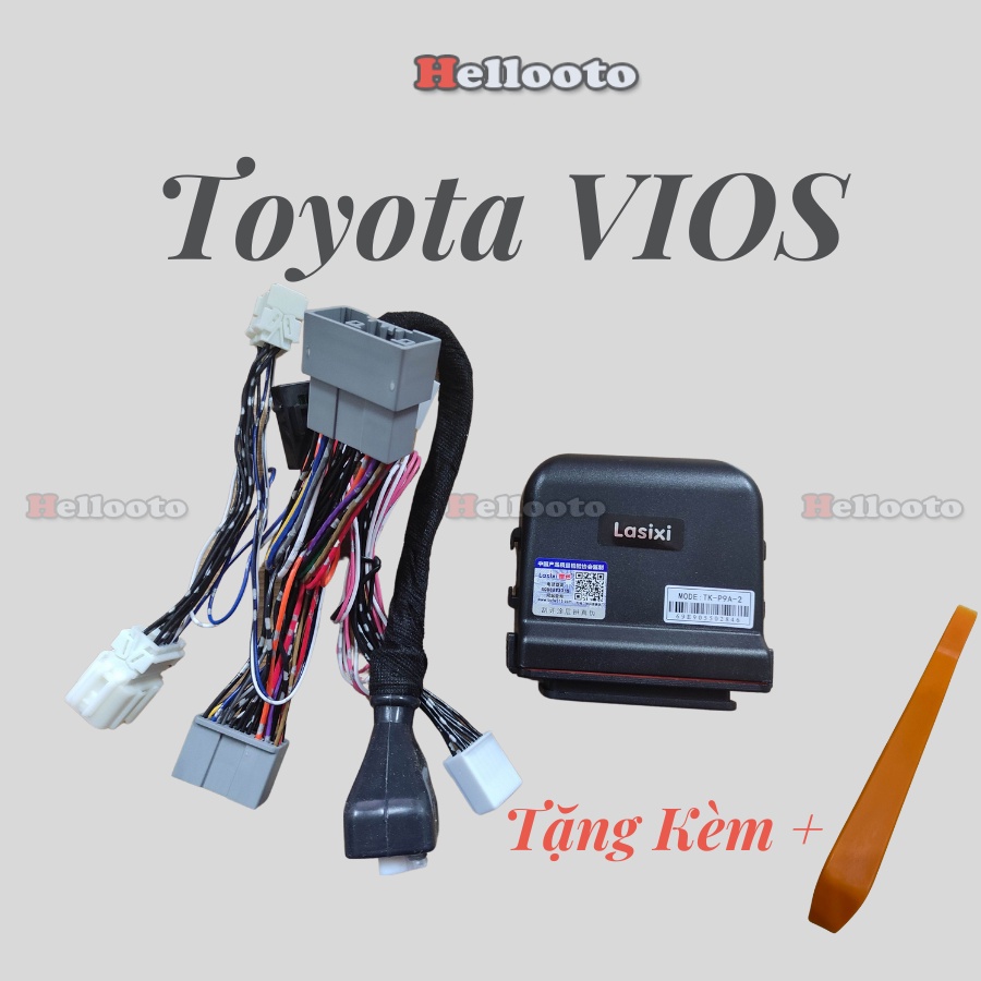 Tự Động Gập Gương Và Lên Xuống Kính Xe Toyota Vios 2014 đến 2023 hãng Lasixi ( tặng kèm thanh cậy nhựa)