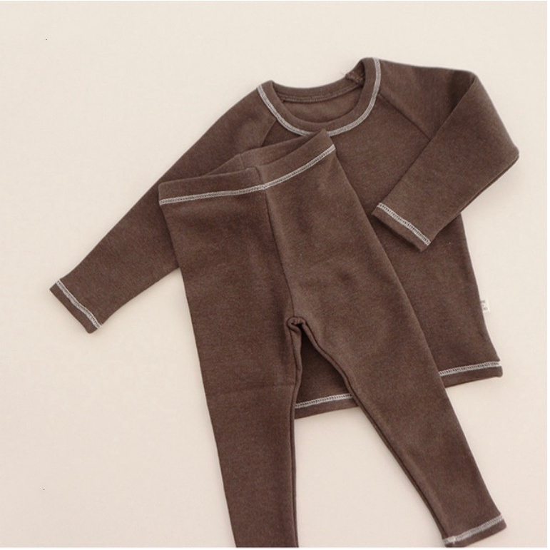 Bộ áo liền quần tay dài màu sắc dễ thương cho bé