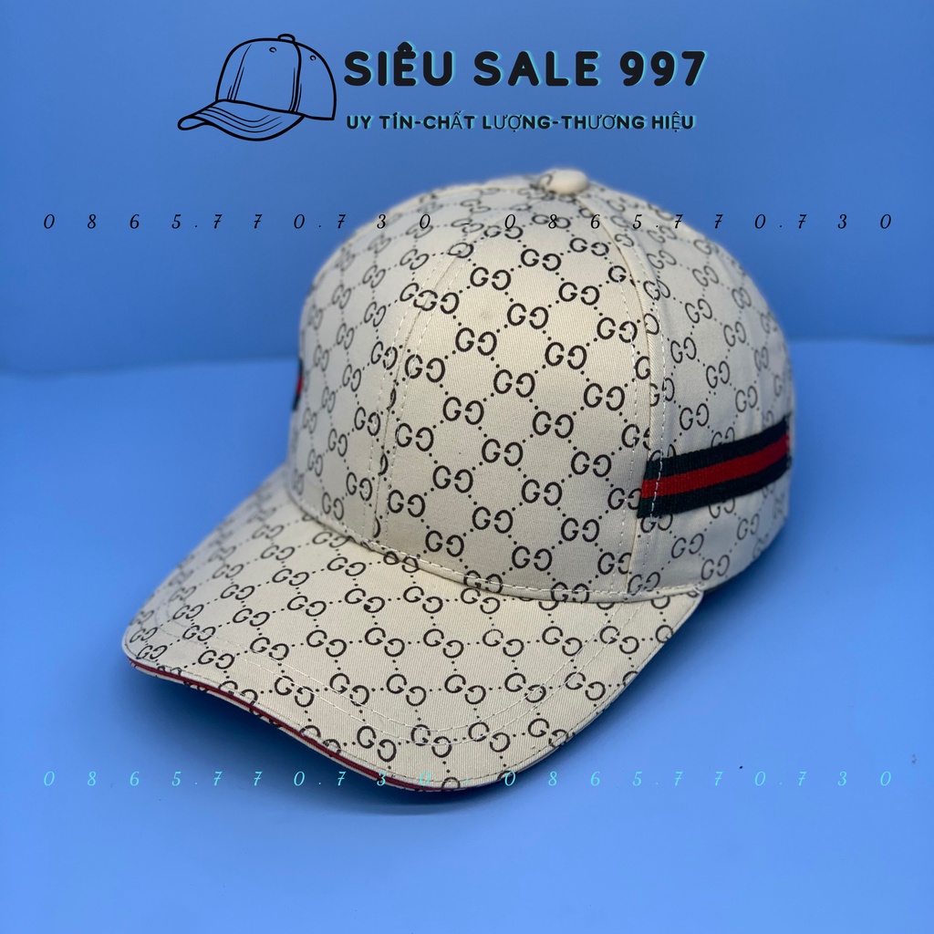 NÓN LƯỠI TRAI G-C NẸP 4 MÀU VẢI DÀY THỜI TRANG NAM NỮ CÁ TÍNH