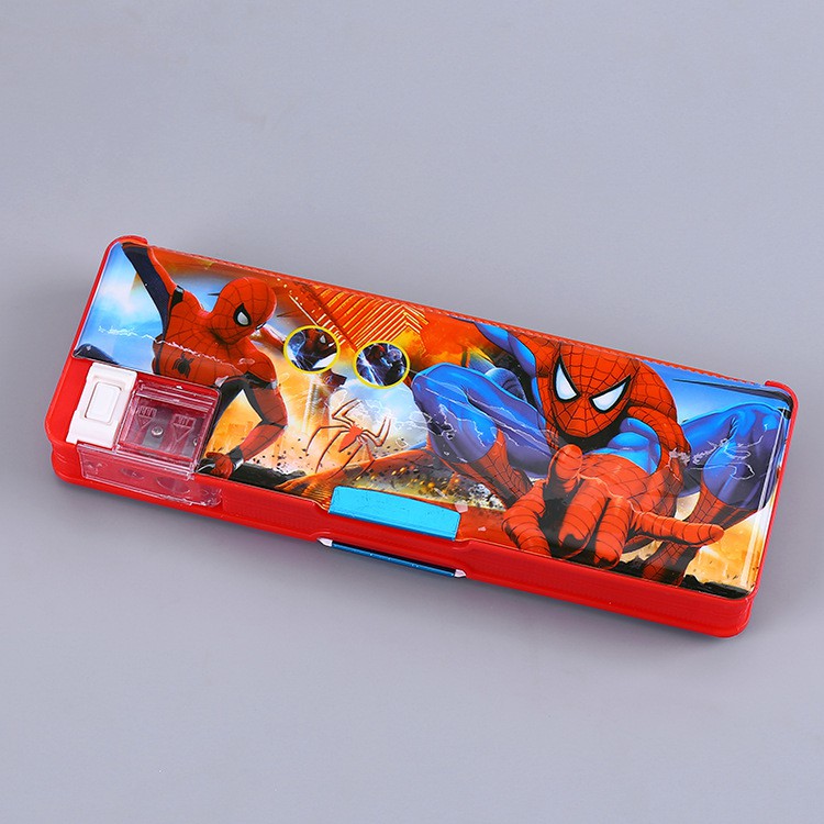 Hộp đựng bút hai ngăn hình my little pony/ người nhện/ công chúa frozen cho bé