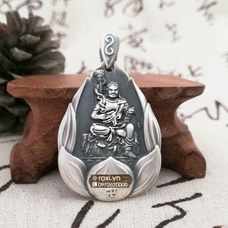 Mặt Dây Chuyền Phật Bản Mệnh Bất Động Minh Vương Bạc Thái