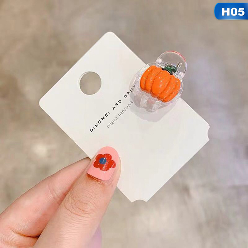 Kẹp tóc mini trong hình trái cây dễ thương cho nữ
