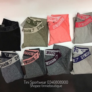 Quần Legging GYMSHARK FLEX V3 Dài, Nâng Mông Cạp Thấp Nâng Mông Siêu Co Giãn