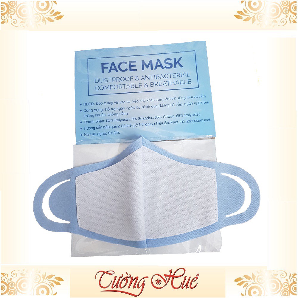 Khẩu trang vải Face Mask có lớp kháng khuẩn.