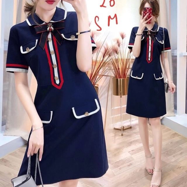 <Có sẵn> Váy sợi poly Gucci