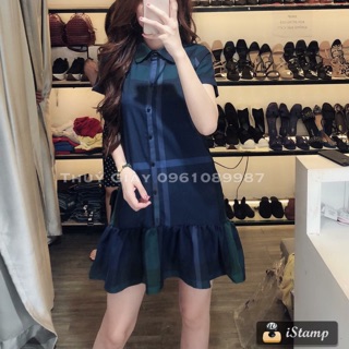 Váy kẻ Bbr đủ sz nhé