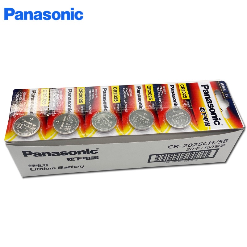 Pin CR2025 Panasonic vỉ 5 viên