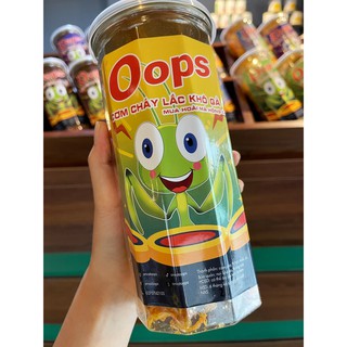 Cơm cháy lắc khô gà 300g siêu rẻ thơm ngon khó cưỡng Ăn vặt Oops