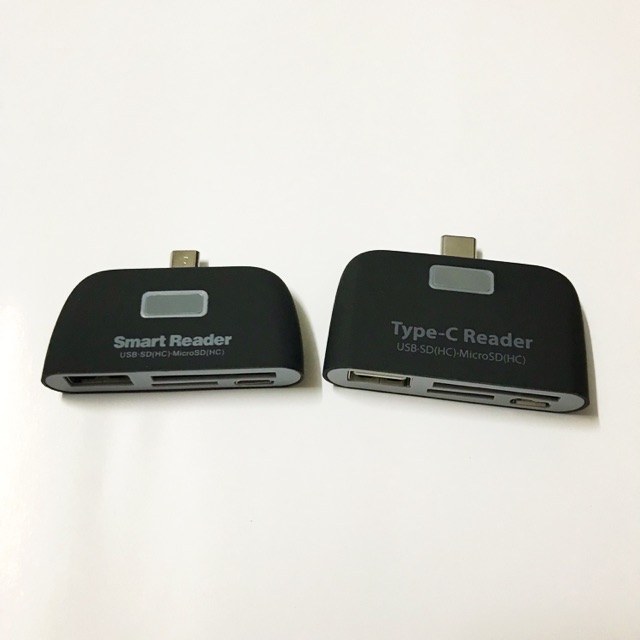 Đầu đọc thẻ nhớ SD, micro SD và OTG cho điện thoại cổng micro USB và Type C