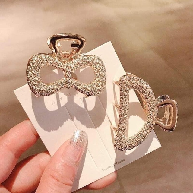 SET 5 CẶP TÓC ĐÍNH ĐÁ SIÊU XINH