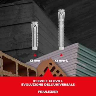 Tắc Kê Nở Nhựa Evo 8x40,10x50,10x70,14x70 chuyên dùng cho lắp đặt điều hòa, bình nóng lạnh, giá treo tivi