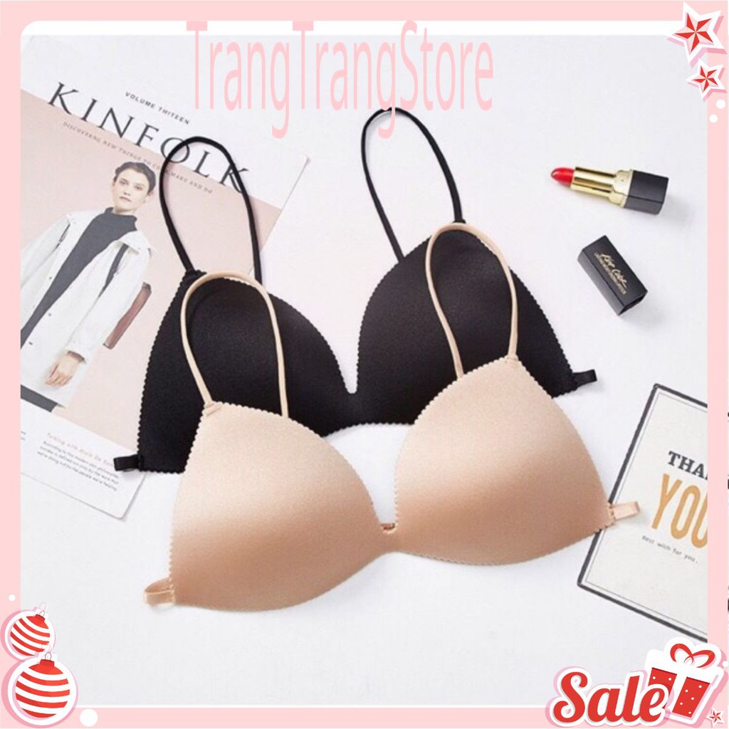 Áo Lót Nữ (🔥FREESHIP🔥) MỚI NHẤT - ÁO BRA ĐÚC SU CÀI SAU Dây Mảnh HOT HIT 818