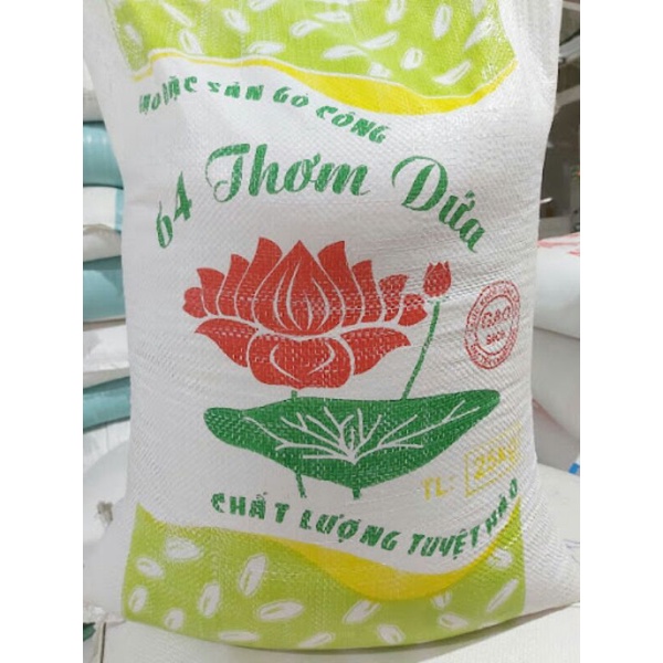 Gạo 64 Thơm Dứa - Túi 1-5kg (nở, mềm, ráo cơm)