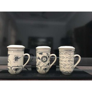 Bộ tách cốc lọc trà gốm bát tràng