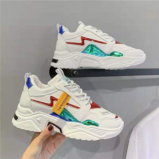 Giày thể thao thoáng khí cá tính theo phong cách hàn quốc 2019 dành cho nữ