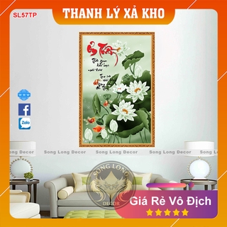 Tranh Dán Tường Chữ Ơn Thầy- SL57TP- Tranh 3d Thư Pháp - Song Long Decor