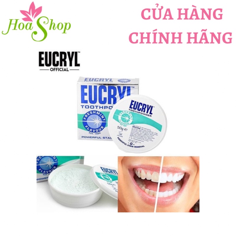 Bột tẩy trắng răng EUCRYL ANH