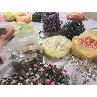 Combo nguyên liệu làm vòng hoa khách đặt riêng