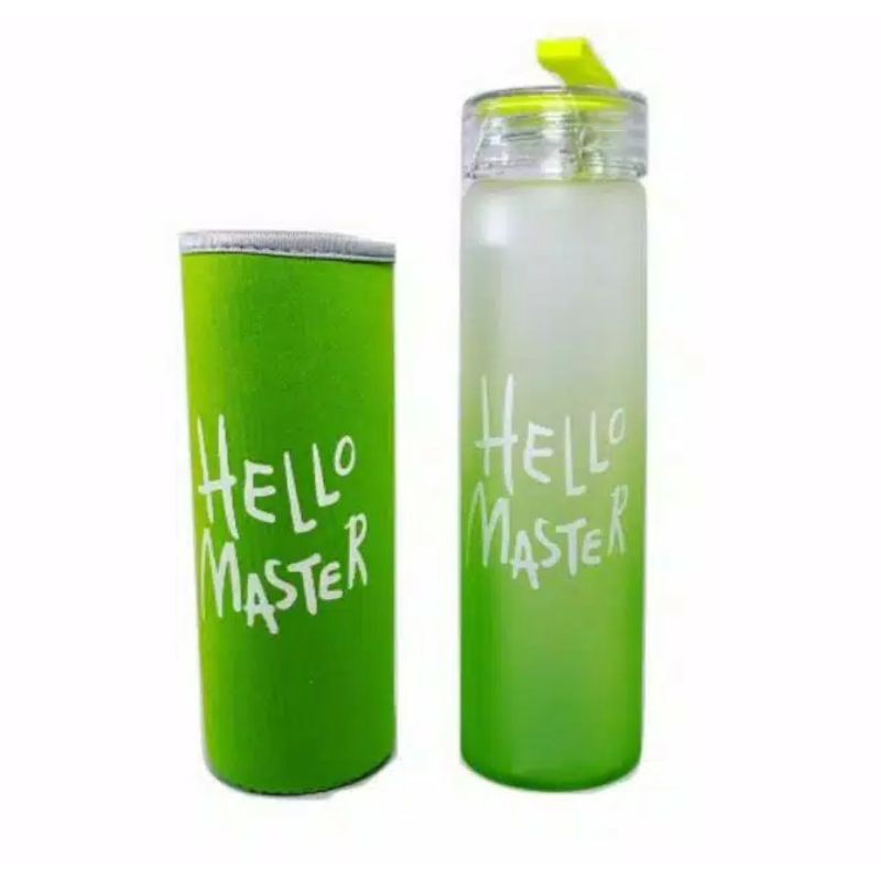 Bình Nước Hello Master Nhựa + Túi Lọc 350ml