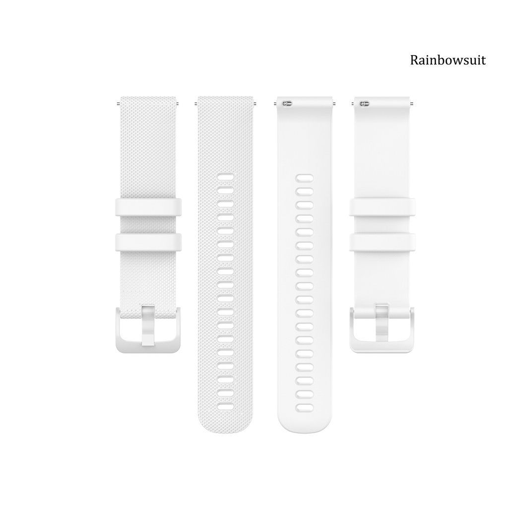 1 Set Dây Đeo Đồng Hồ Bằng Silicone Chống Nước Chống Trượt 18mm Cho Garmin Venu 2s