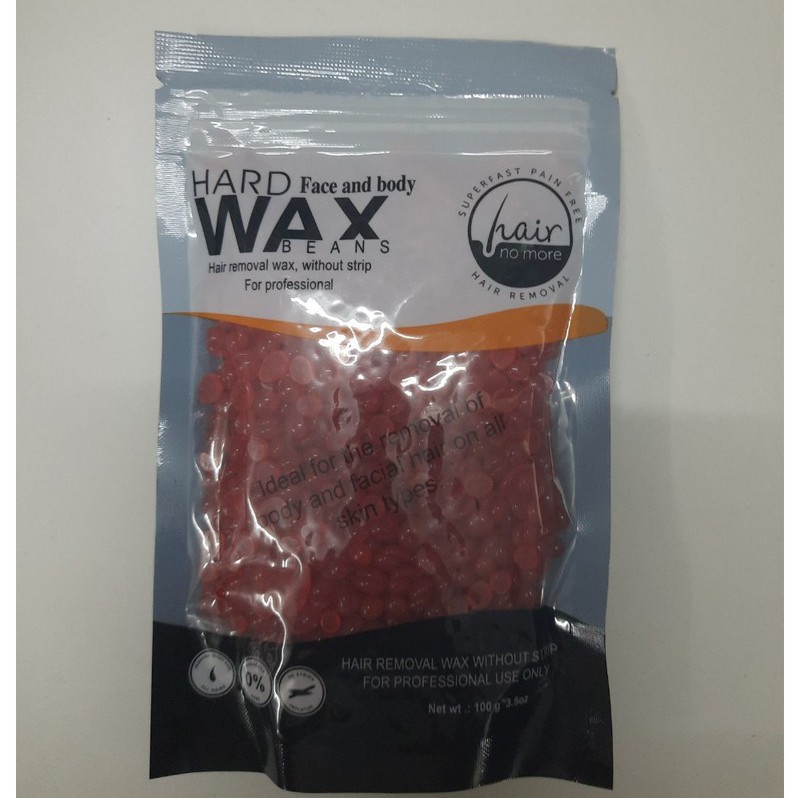 (Free que gỗ) 100g Sáp wax lông nóng dạng hạt đậu Viên Hard Wax Beans loại 1