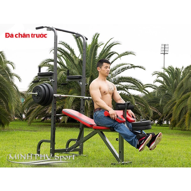 Ghế tập tạ đa năng 2016 New 💢Giàn tập gym giá rẻ💢 Máy tập thể hình cho gia đình - Giá chưa bao gồm đòn và tạ