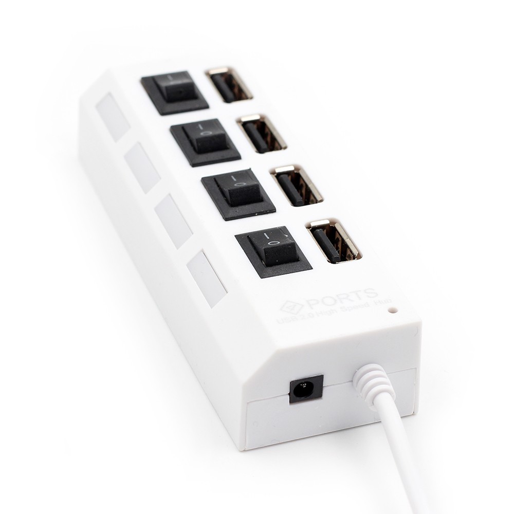 Bộ chia cổng USB - Hub chia 4 cổng USB có công tắc chính hãng