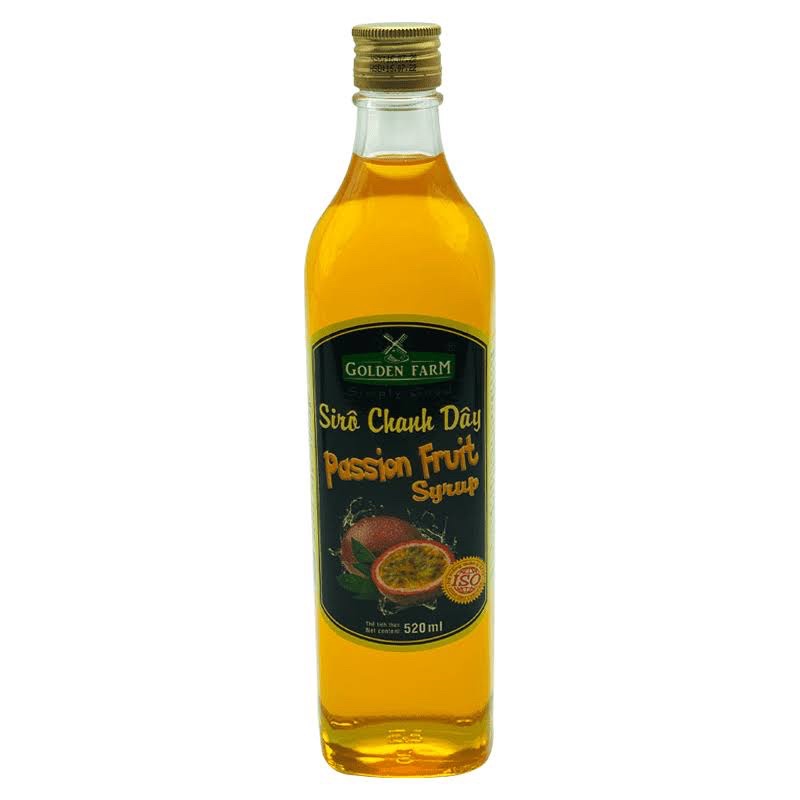 Siro chanh dây Golden Farm - 520ML