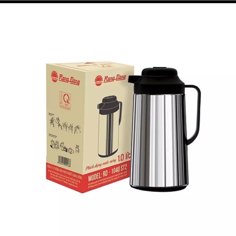 Bình thủy 1L Rạng Đông (1040 ST2 - Inox)