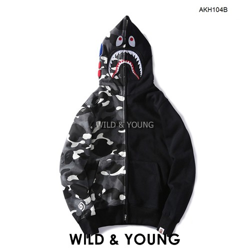 HOT SALE 2020 - ÁO KHOÁC BAPE CITY CAMO HALF SHARK (AKH104)