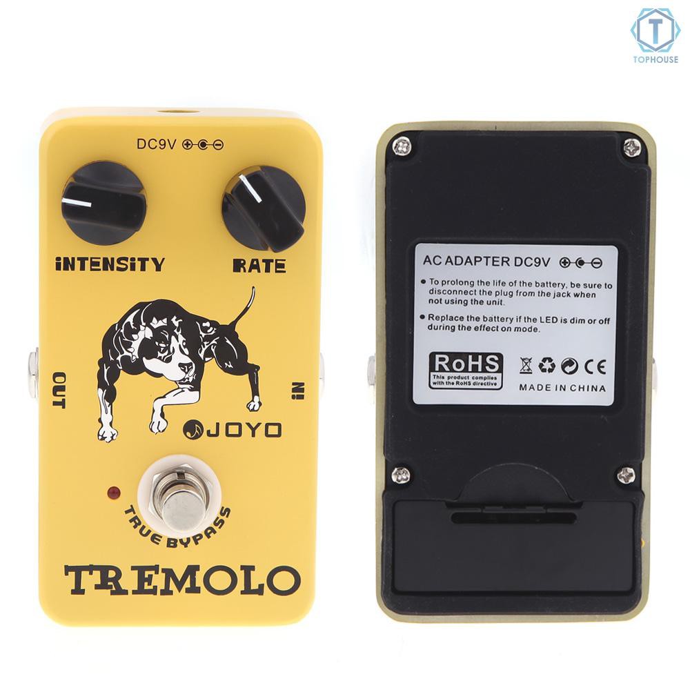 ∮ Joyo JF-09 Tremolo Guitar Effect Pedal True Bypass