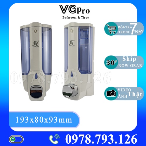 Hộp Đựng Nước Rửa Tay Xinda ZQ138 Hàng Chuẩn Sai Nghiệp Quật, Bình Đựng Sữa Tắm, Dầu Gội