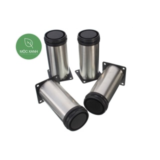 Chân inox tăng chỉnh 6cm, chân kệ tivi, tủ bếp, tủ áo, bàn