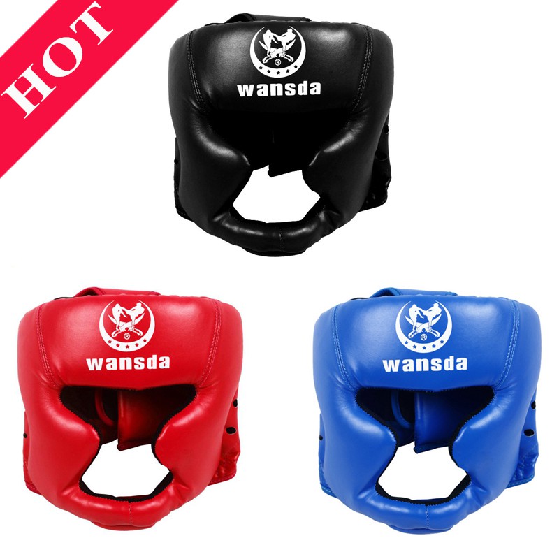 Mũ boxing bảo vệ đầu ⚡FREESHIP⚡ Nón đội đầu Kick Boxing tập võ