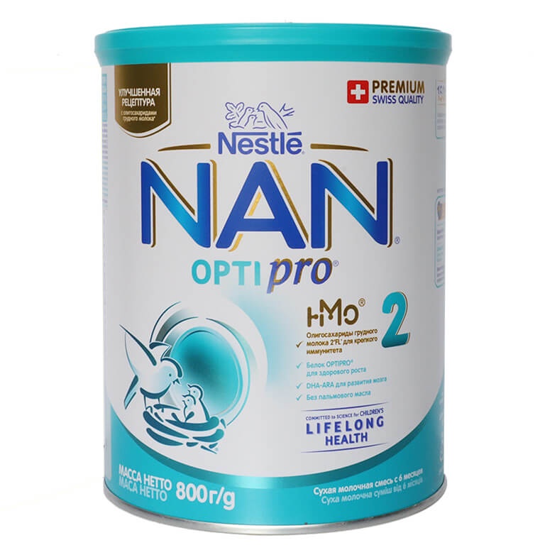 [Mẫu mới HMO] Sữa Nan Nga số 1, 2, 3, 4 (800G)