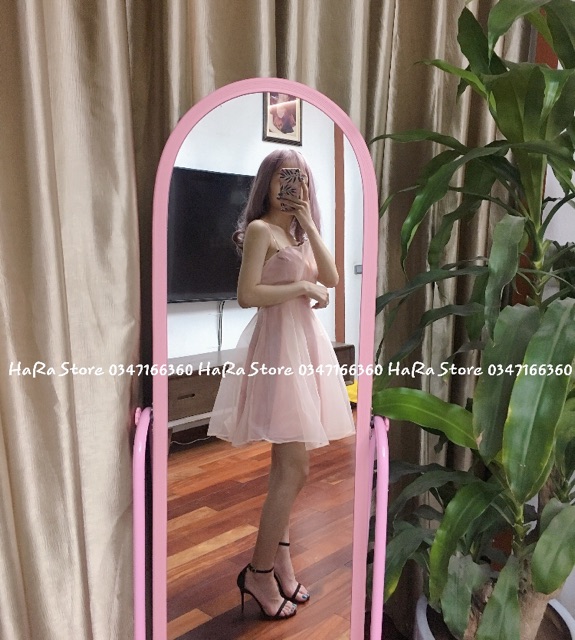 [Ảnh thật ở cuối + sẵn Hồng S,M] Váy hai dây xoè bồng bềnh, xếp li ngực xinh xắn | BigBuy360 - bigbuy360.vn